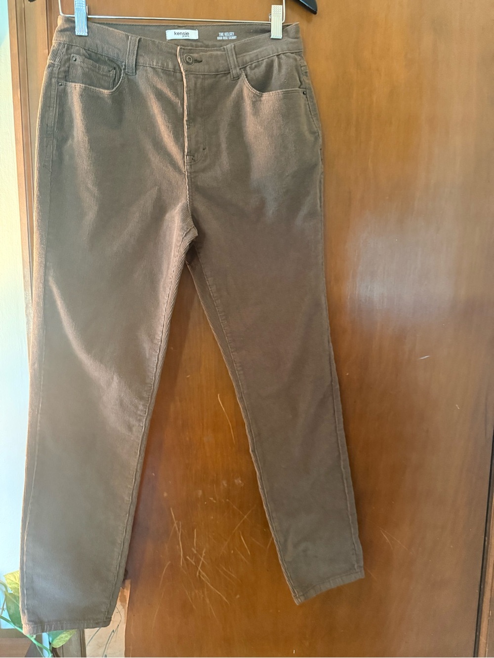 Kensie Men's Dark Brown Corduroy Pants